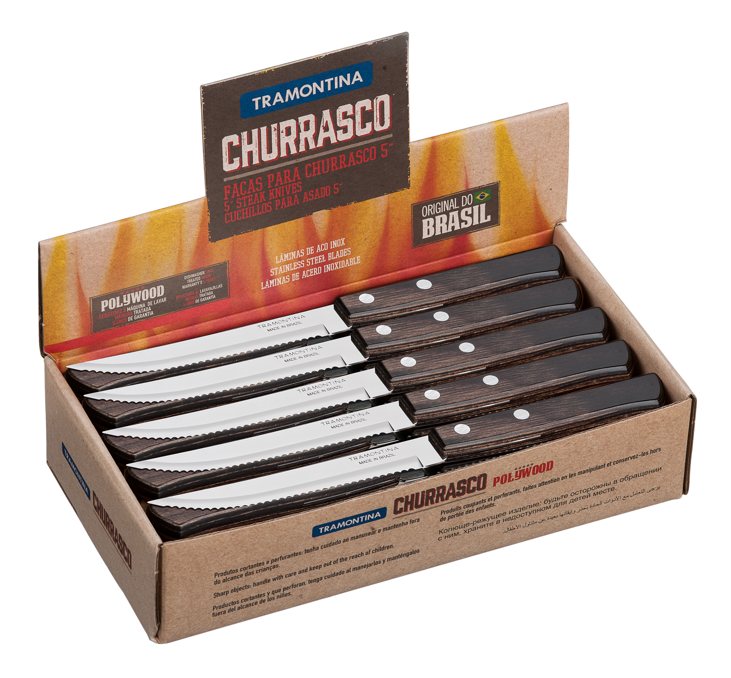 Tenedor y cuchillo sierrita