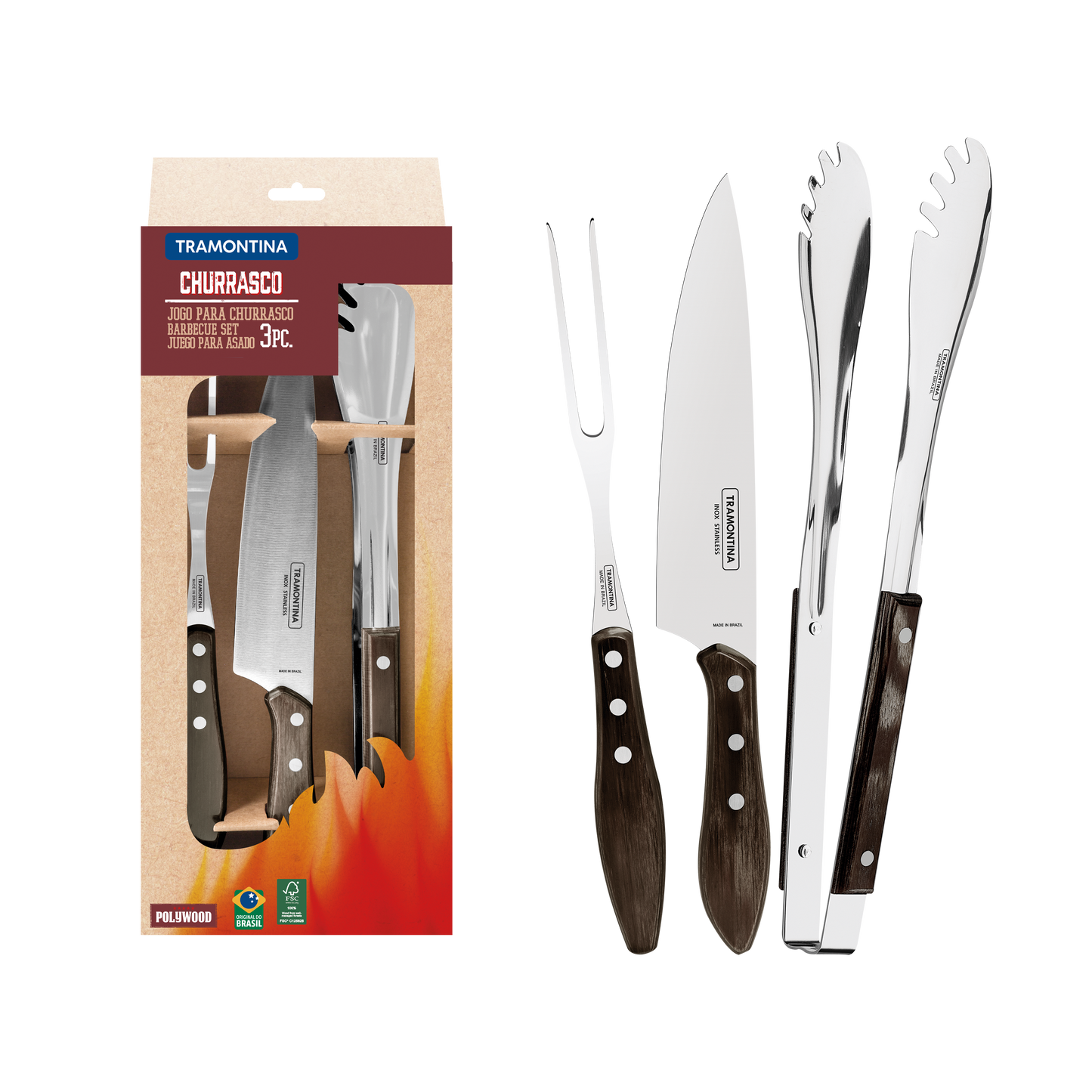 Set parrillero Tramontina