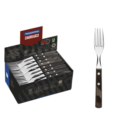 Tenedor y cuchillo sierrita